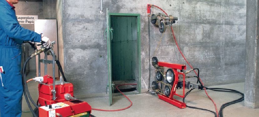 Hilo diamantado electrosoldado SP-L/M (hormigón y acero) Hilo diamantado de alta calidad para tareas de corte a alta velocidad en hormigón reforzado (sierra de hilo de 10-15 kW) Aplicaciones 1