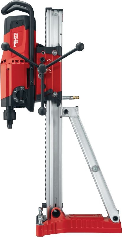 Taladro con diamante DD 250 Plataforma para perforación diamantada pesada avanzada para diámetros pequeños y grandes de 12 a 450 mm (1/2 - 18)
