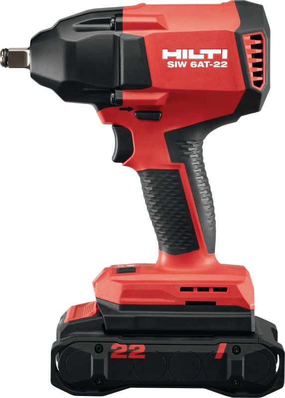 Llave de impacto de par medio SIW 6AT-22 Llave de impacto eléctrica de 22 V con conexión de anillo de fricción de 1/2 que aumenta la velocidad y la seguridad de la colocación de anclajes y el atornillado