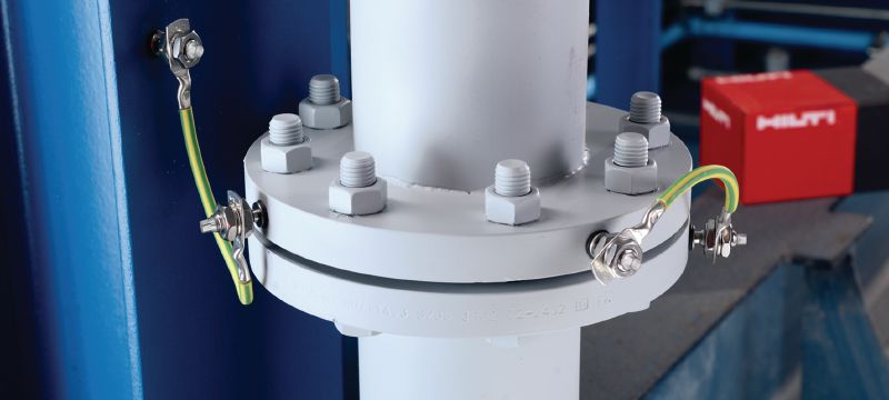 Conector eléctrico S-BT-EF HL Perno de atornillado roscado (acero al carbono, sistema métrico o rosca Whitworth) para conexiones eléctricas en acero en entornos con nivel de corrosión medio Aplicaciones 1