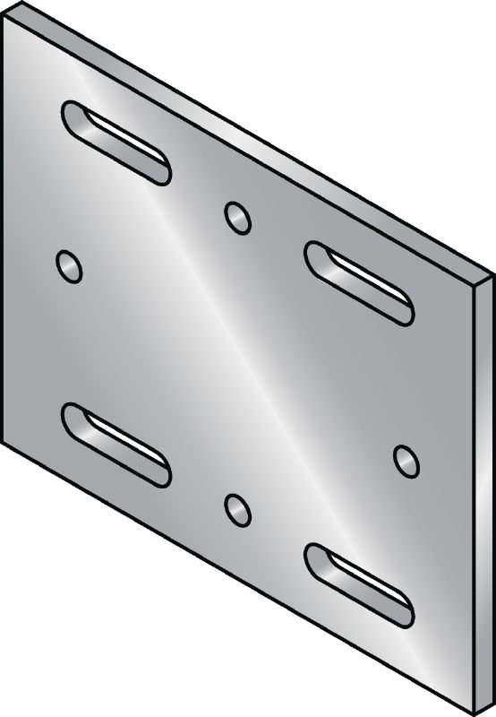 Placa base MIB-SH Placa base galvanizada en caliente (HDG) para la fijación de vigas MI a acero