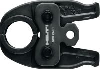 Mordaza de sistema de prensado de tuberías NPR PM U Mordazas de prensa para accesorios de prensado de perfil en U de hasta 40 mm. Compatibles con la herramienta de prensado de tuberías NPR 19-A de Hilti.