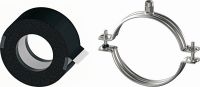 Abrazadera de tuberías de refrigeración con cierre rápido MRP-C Abrazadera de tuberías galvanizada de alta calidad para la fijación de tuberías de refrigeración y de agua fría con una amplia variedad de espesores de aislamientos