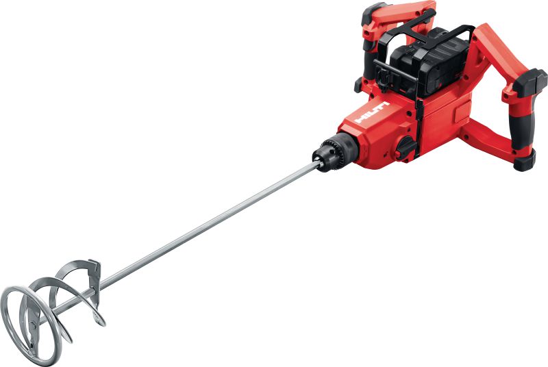 Mezclador de paletas a batería NMX 6-22 Mezclador a batería con potente motor sin escobillas para mezclar hormigón, morteros y muchos otros materiales de construcción (plataforma de baterías Nuron)
