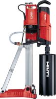 Perforación con corona hueca DD 250-CA Herramienta de perforación diamantada pesada avanzada con unidad de alimentación automática Cut Assist para perforación con corona hueca de diámetros pequeños y grandes de 12 a 500 mm
