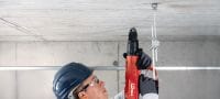 Clips de sujeción a techo X-SCH Clip de sujeción a techo para fijaciones rápidas y sencillas en hormigón sin taladro Aplicaciones 1