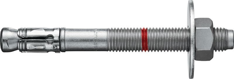 Anclaje acuñado de acero inoxidable HST4-R BW Nuestro anclaje de expansión en cuña de mayor rendimiento para soportar altas cargas estáticas y sísmicas en hormigón fisurado interior y exterior (acero inoxidable, arandela grande)