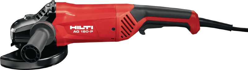 Amoladora angular AG 180-P Amoladora angular de 2000 W con interruptor de conexión/desconexión estándar para aplicaciones en metal con discos de hasta 180 mm