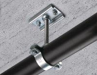 Abrazaderas de tuberías de punto fijo MFP-PC Abrazadera para tuberías de punto fijo galvanizada que ofrece el máximo rendimiento en aplicaciones de tuberías de carga pesada Aplicaciones 1