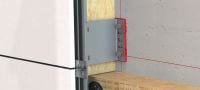 Soporte FOX VI L Soporte de pared versátil para la instalación de subestructuras de fachadas ventiladas Aplicaciones 13