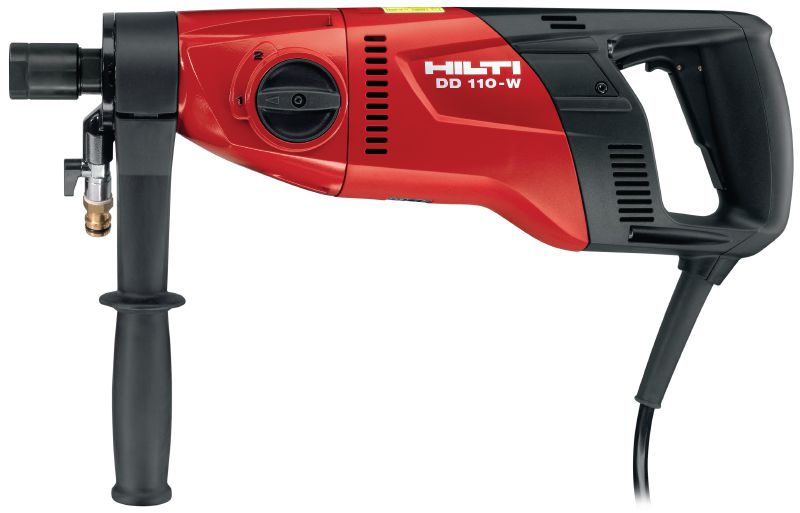 Taladro con diamante DD 110-W Máquina de taladro con diamante compacta y ligera para tareas manuales de taladro de orificios en húmedo o seco de 16-162 mm (5/8 - 6-3/8) de diámetro