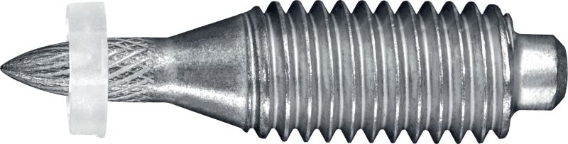 Pernos roscados X-EM8H P8 Perno roscado de acero al carbono para el uso con herramientas de fijación directa con pólvora en acero (arandela de 8 mm) - solo para uso en interior