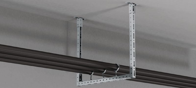 Esquina angular premontada MT-C-L2E FL Soporte angular alargado con tuerca y perno Fast-Lock premontados para la instalación de estructuras de carril de perfil Aplicaciones 1