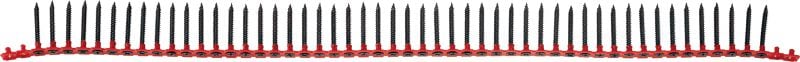 Tornillos para aglomerado de punta afilada S-DS 22 B M Tornillos para aglomerado en tiras (con revestimiento de fosfato) para el cargador de tornillos SMD 57: la opción perfecta para fijar aglomerado a estructuras de madera