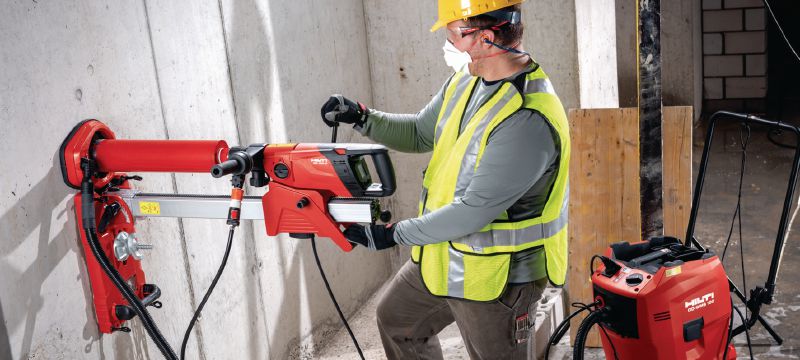 Taladro de diamante DD 150-U Versátil máquina de taladro con diamante para tareas manuales o con columna de taladro de orificios de 8-162 mm (5/16 - 6-3/8) de diámetro Aplicaciones 1