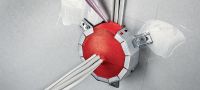Abrazadera intumescente cortafuego para cables CFS-CC Solución para la renovación de pasos de cables sellados con 100 % de relleno Aplicaciones 3