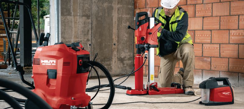Taladro de diamante DD 150-U Versátil máquina de taladro con diamante para tareas manuales o con columna de taladro de orificios de 8-162 mm (5/16 - 6-3/8) de diámetro Aplicaciones 1