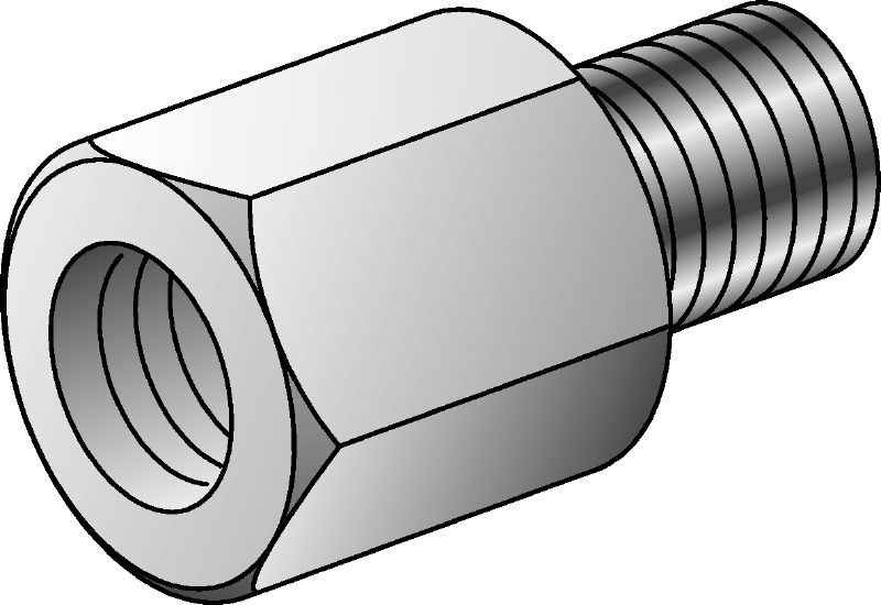 GA Adaptadores de rosca galvanizados para conectar diversos diámetros de rosca internos y externos