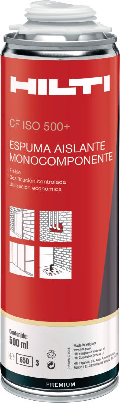 Espuma de aislamiento de alto rendimiento CF ISO 500+ Espuma de aislamiento multifuncional de alto rendimiento que incrementa la productividad en un amplio rango de temperaturas