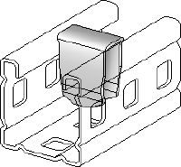 MC-PI Inserto de refuerzo de carril galvanizado para el uso en instalaciones con pernos/componentes roscados montados a través de los lados de los carriles de montaje MC-3D en interiores