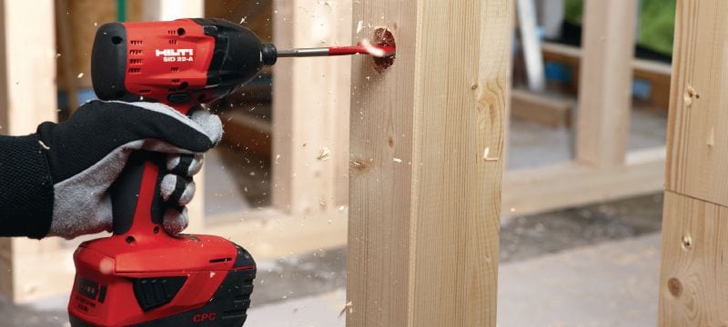 Broca de pala WDB-S Broca de pala para taladrar rápidamente orificios poco profundos en madera Aplicaciones 1