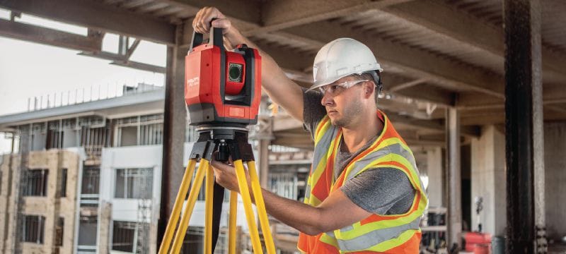 Herramienta de diseño digital PLT 300 Herramienta de diseño automatizado para construcción que agiliza la demarcación con estacas del lugar de trabajo con métodos digitales y BIM Aplicaciones 1