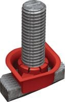 Tornillo en T MT-THB OC Tornillo en T para la fijación de conectores y otros elementos de construcción en la ranura de montaje de los perfiles de caja sin costura MT en entornos moderadamente corrosivos